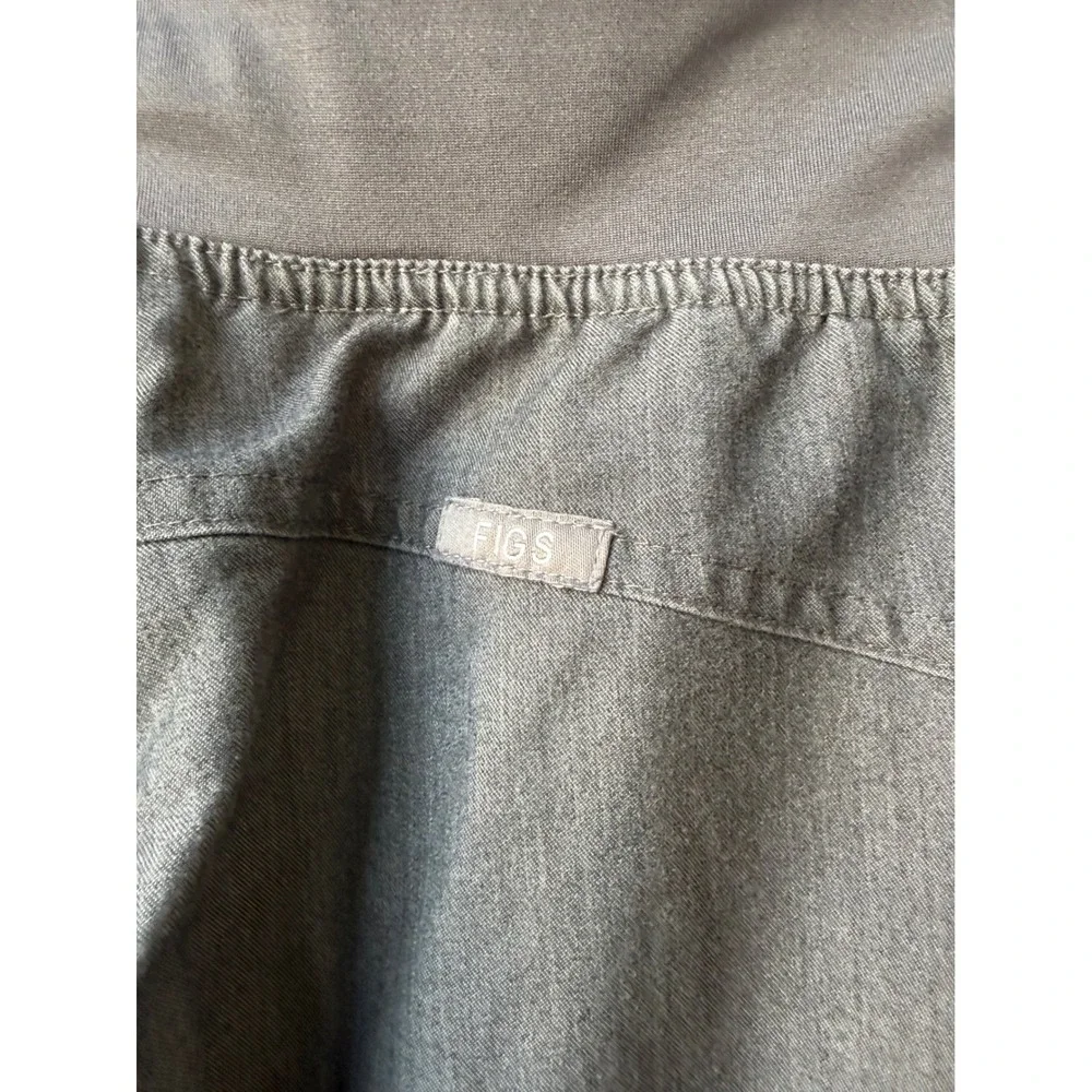 FIGS Womens Kade‎ Scrub Pants Size L Tall Drawstring Graphite Grey Technical